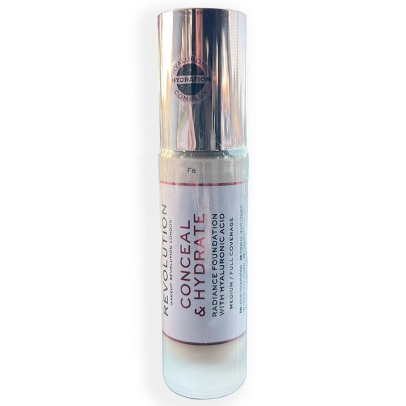 Revolution | F6 | Conceal & Hydrate Radiance Foundation with Hyaluronic Acid - Picture 3 of 7